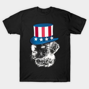 American T-shirt-love dog T-Shirt